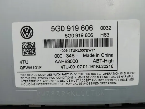 Ecrã OEM 5G0919606 para Volkswagen Touran III image 6
