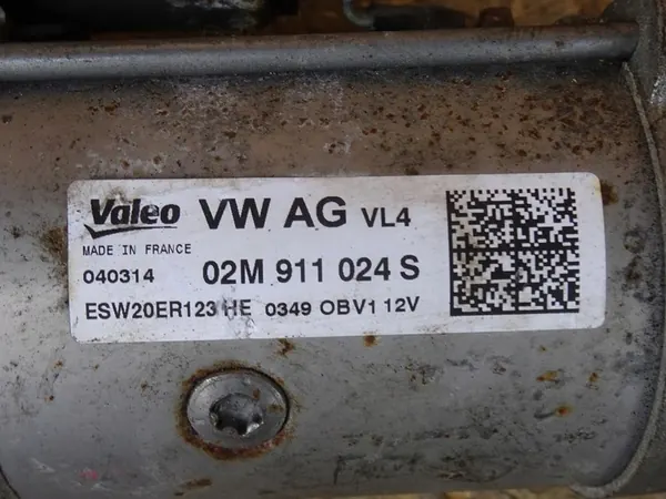 Motor de arranque AUDI A3 8V GOLF VII LEON III 2.0 TDI 02M911024S image 3