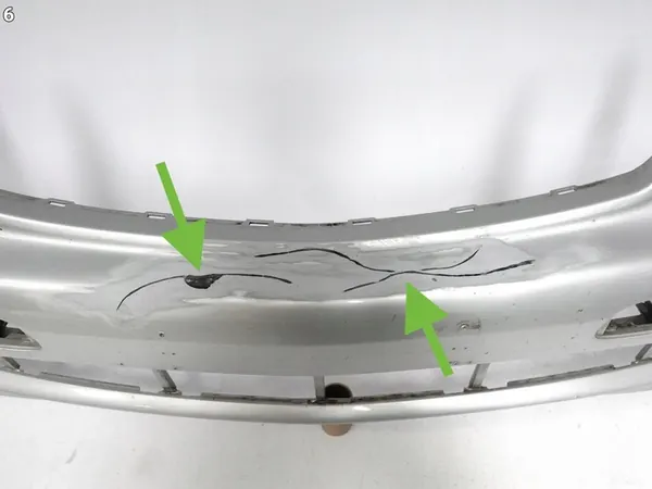 MERCEDES CLASSE E W211 S211 PARAURTI ANTERIORE (LAVAGGIO) image 7