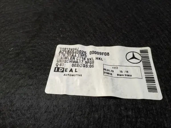 Mercedes-Benz CLS tavaratilan verhoilu OEM A2186940025 image 3