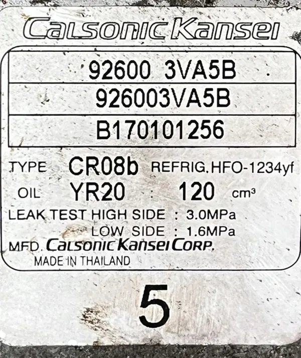 Compressore aria condizionata Nissan Note II 926003VA5B image 5