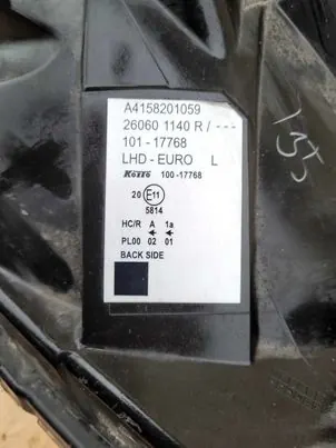 Linker voorlamp Mercedes Citan W415 image 4