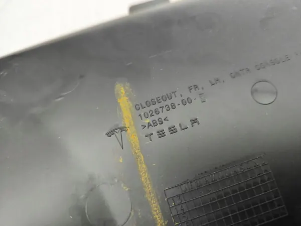 Cobertura túnel Tesla S OEM 1026740-00-B RHD image 7