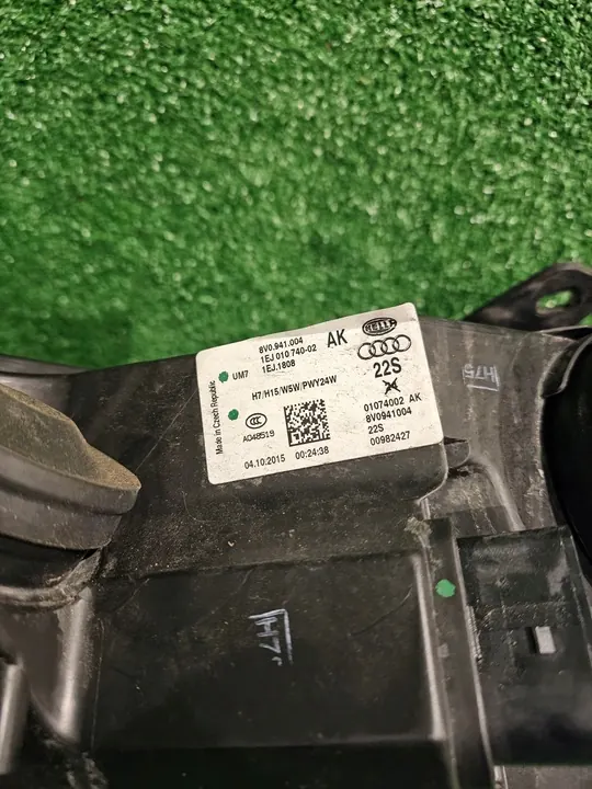 AUDI A3 8V 12-16 Faro Delantero Derecho OEM 8V0941004 image 6