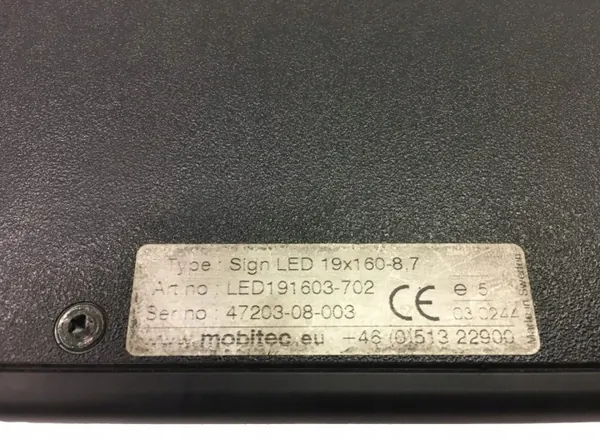 LED191603-702 Scania Panneau Destination Bus, Droit image 4