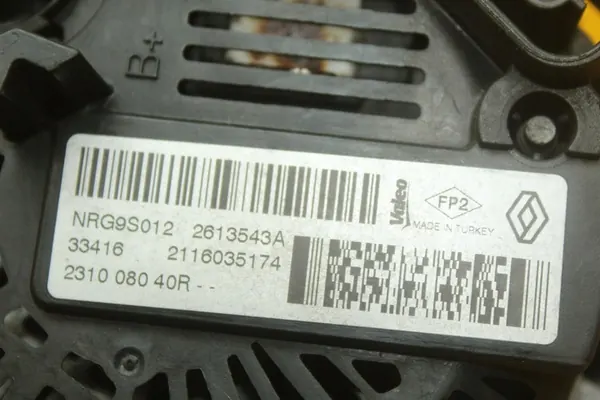 Vaihtovirtageneraattori Renault Megane V GT Nissan 1.2 TCE 31008040R image 5