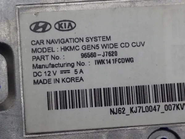 OEM 96560-J7620 Fabriksnavigationsradio för Kia Ceed image 5