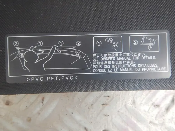 OEM LEXUSRX450HPÓŁKĘ Heckablage für Lexus RX 09- image 3