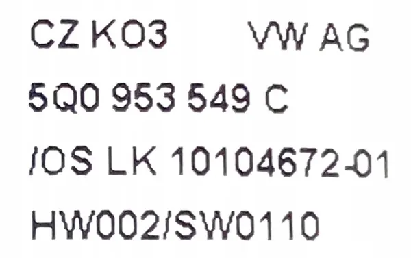 Kombischalter VW Golf Skoda Octavia Seat 5Q0953507DB image 6