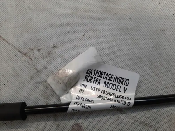 Support de capot Kia OEM SPORTAGE V 2021- PODPORA MASKI image 4
