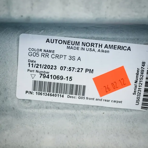 BMW X5 G05 Heckteppich OEM 51477941069 7941069 image 8