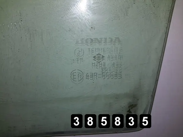 Honda Civic dörrglas OEM 43R00033 - Begagnad image 3