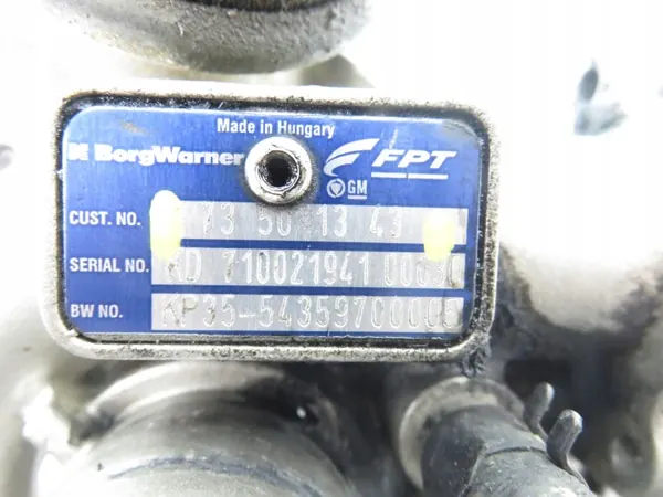 Begagnad turbo OEM 73501343 för Fiat Grande Punto image 3