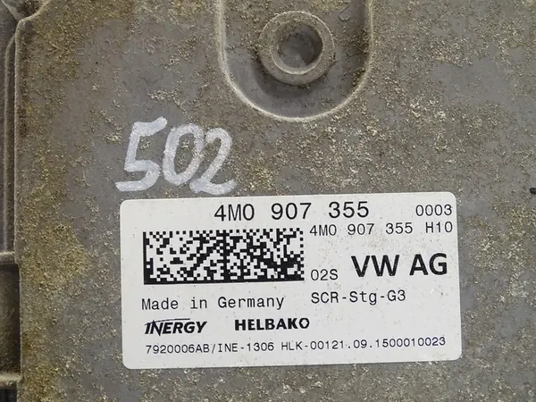 Module de Contrôle AdBlue Audi A4 B9 2.0 TDI 4M0907355 image 4