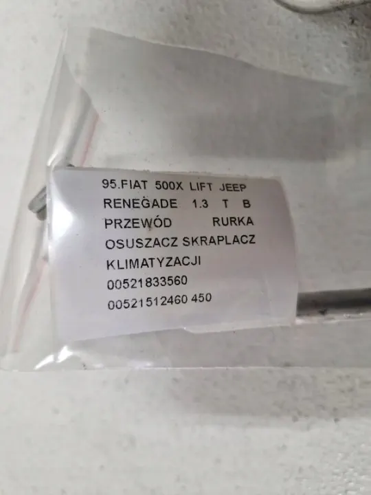 OEM 00521833560/00521512460 Durite Dessicateur AC Fiat 500X image 8