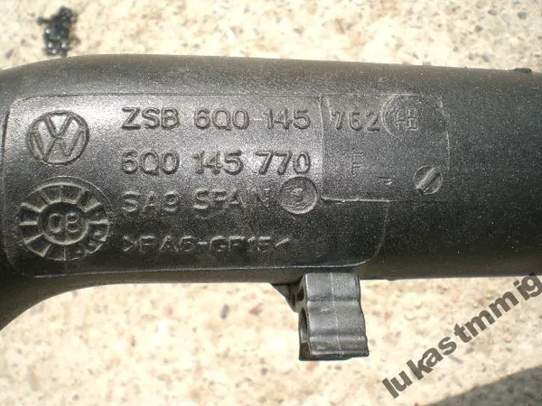 Intercooler-Rohr VW 1.9TDI 6Q0145770F 6Q0145838J 6Q0145834 image 3