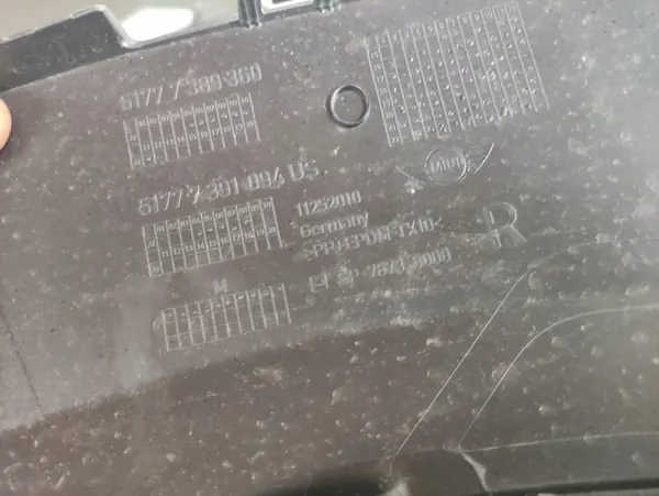 Garde-boue arrière droit d'occasion OEM 7391094 MINI F60 image 3