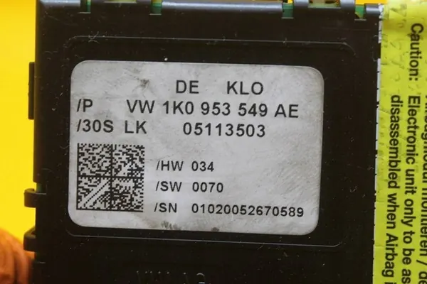 Sensor de ângulo de direção VW Caddy III Audi Seat Skoda image 2