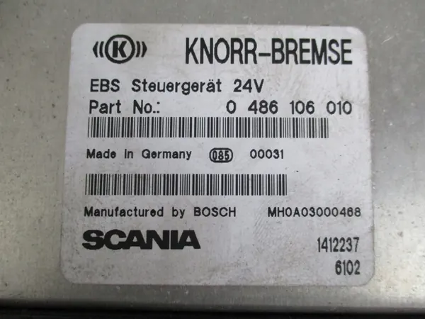 Controlador EBS usado OEM 0486106010 para Scania image 6