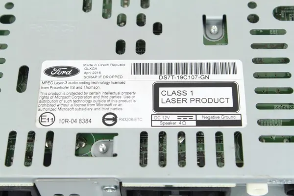 Radio CD Ford Mondeo MK5 OEM DS7T-19C107-GN 2014-2019 image 5