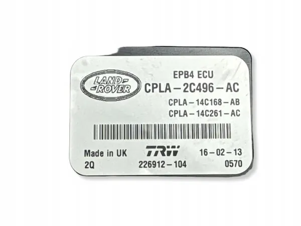 Módulo de travão de mão Land Rover CPLA2C496AC - Usado image 5