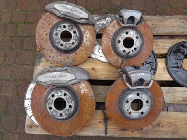 Jeu de disques et étriers frein Mercedes-Benz OEM GYU2432 image 2