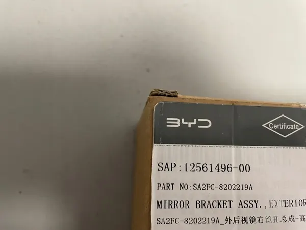 SA2FC-8202219A BYD ATTO 3 Verre Miroir Droit Insert image 7