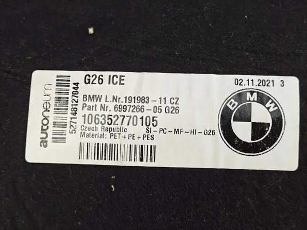 Isolation Acoustique BMW OEM 6997266 pour G26 - Occasion image 7