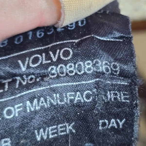 Volvo S40/V40 baksätesbälte OEM 30808369 image 4
