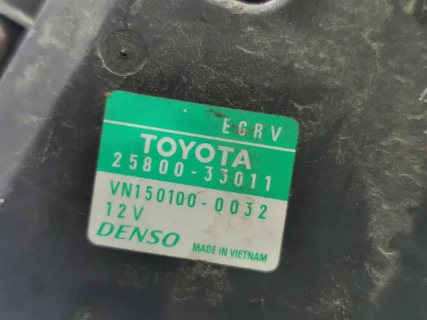 EGR-venttiili Toyota Auris 150 2012 OEM 2580033011 image 2