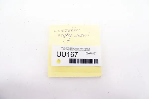OEM UU167 5G9839431/432 vänster bakdörr glastätning image 5