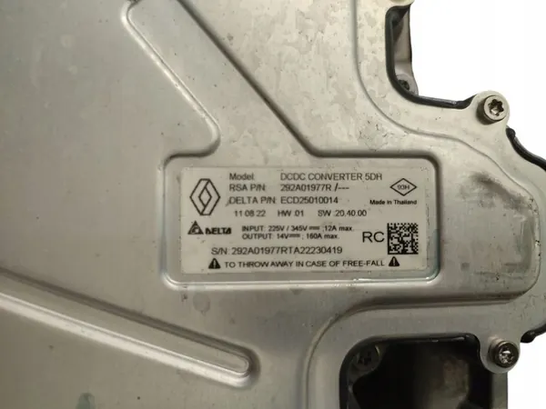 Convertisseur Batterie OEM 291A11751R Renault image 3