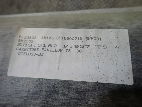 Takfoder för taklucka Peugeot 307 SW OEM Zawada-355251- image 4