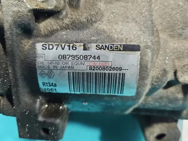 Compressore Aria Condizionata Dacia Logan I 05-14 1.5 DCI OEM 8200802609 image 4