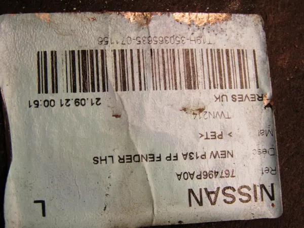 Nissan Juke II F16 Vänster Bakre Hjulhus OEM 767496PA0A image 7