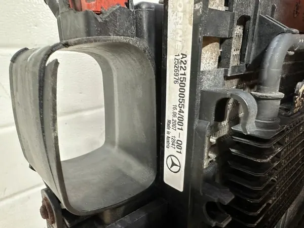 Chłodnica, chłodnice, komplet, przód, chłodzenie Mercedes CL W216 6.3 AMG image 8