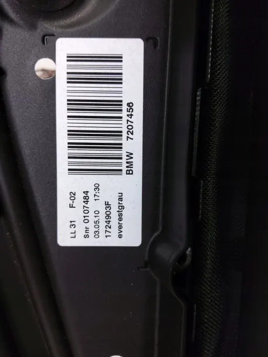 BMW Zonnedak OEM 7207456 voor 7-serie F01/F02 2010 image 8