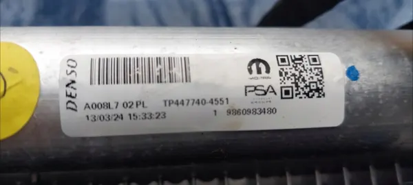Jäähdytin Tuuletin OEM 9860983480 CITROEN C3 FIAT PANDA image 3