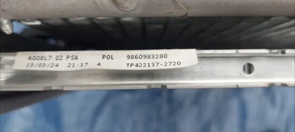 Jäähdytin Tuuletin OEM 9860983480 CITROEN C3 FIAT PANDA image 5