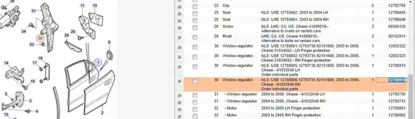 Saab 9-3 Ver2 2004 Ikkunamoottori image 5