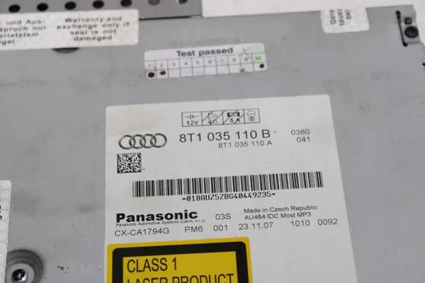 OEM 8T1035110B CD/MP3-wisselaar voor Audi A4/A5 image 4