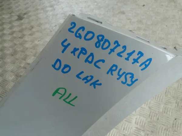 Paraurti anteriore VW POLO 2G VI Grigio 2G0807217A image 7