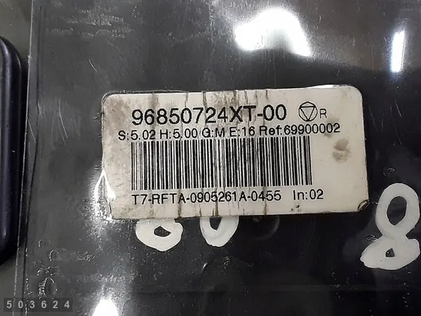 Module de contrôle climatique Peugeot 308 96850724XT image 6