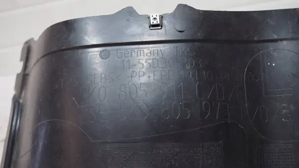 VW GOLF VI 08- Etu Vasemman Lokasuojan 5K0805911 image 5