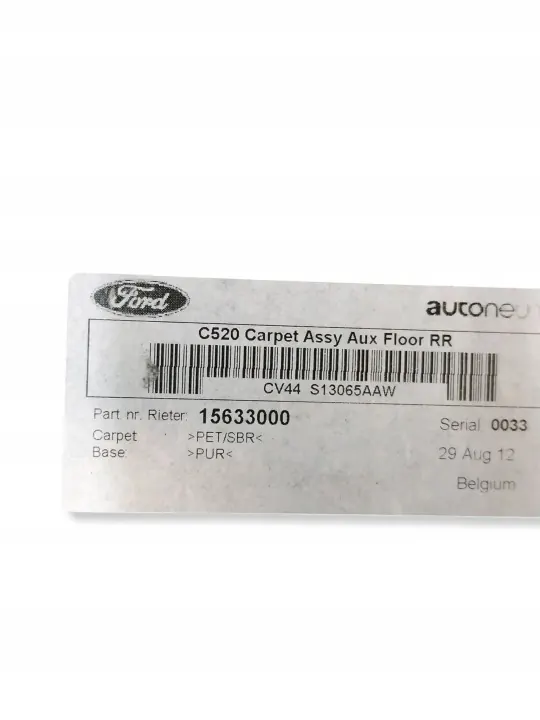 Kofferraumteppich Ford Kuga MK2 OEM CV44S13065AAW image 3