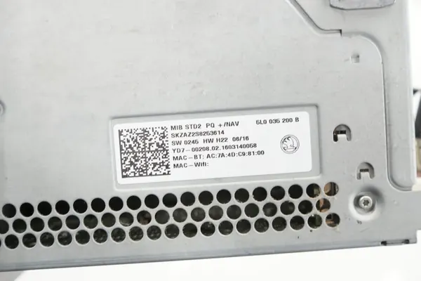 Skoda Yeti Radio-Display OEM 5L0035200B - Gebraucht image 3