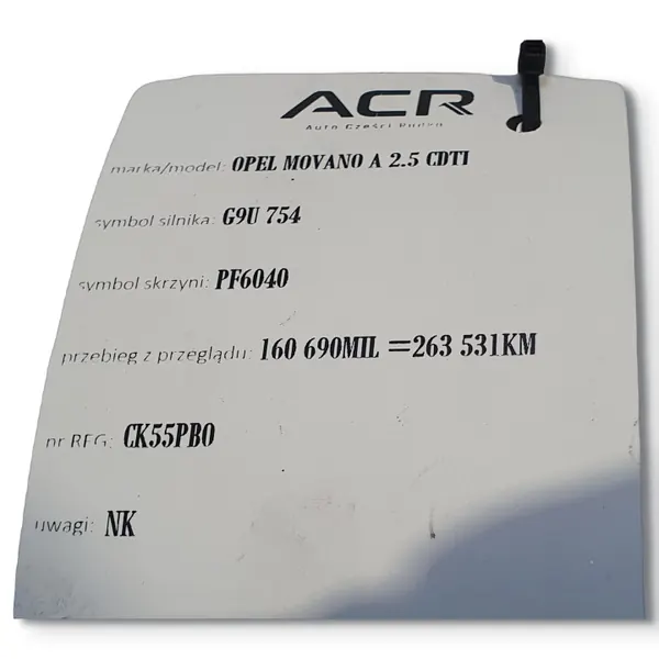 Turbocompresor ACR 8200483650 para Renault Master II image 9