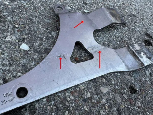 Soporte de escape Porsche 99711102490 GT3 RS image 6