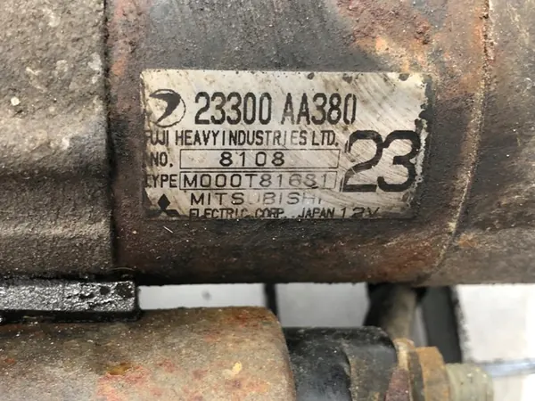 Motor de arranque Subaru Forester I 23300-AA380 2.0 122CV 97-02 image 5