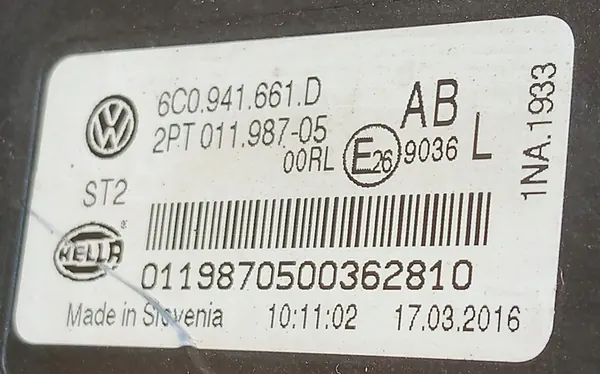 FARO HALÓGENO ESQUERDO VW POLO V 6C image 4